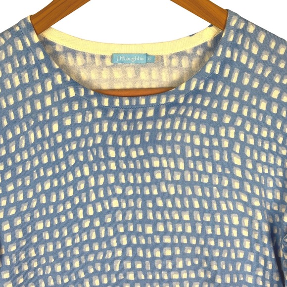 J.McLaughlin Womens Cotton Modal Pullover Sweater XS Preppy Comfort Breathable - Picture 2 of 10